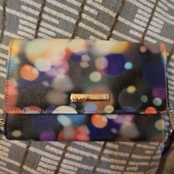 Betsey Johnson Sam Floral Multi Crossbody /clutch bag with Party Dot designs - Picture 1 of 7